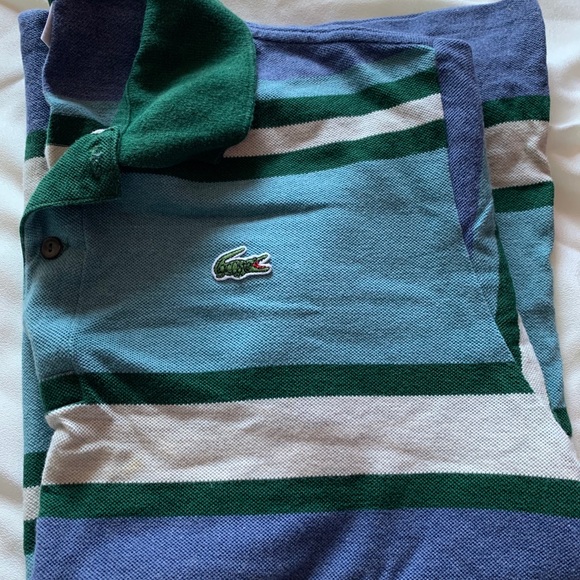 Vintage Lacoste Striped Polo - Picture 4 of 4